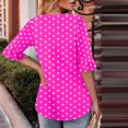 thumbnail image 4 of Wensltd Blouse d'Été Ample pour Femme à Imprimé, Manches à Volants, Encolure Carrée, 4 of 6