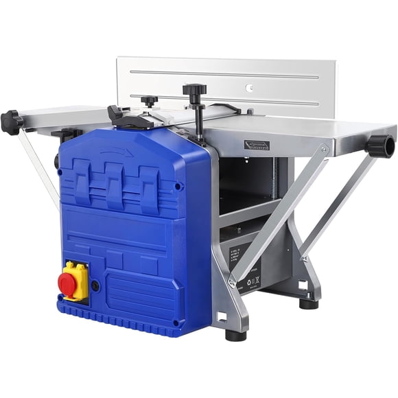 14-Inch Power Benchtop Planer, 1250W 2-Speed Wood Thickness Planer with Low-Dust Design and Extended Table, for Hard & Soft Wood Smooth Finishing and Efficient Material Removal