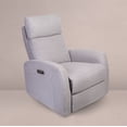 thumbnail image 1 of Serena Fauteuil Berçant Rembourré à Triple Alimentation, Inclinaison Complète et Cou/lombaires Réglables, Fauteuil Inclinable Électrique avec Port de Chargement USB, Pivotement à 270°, Assemblage Facile, Très Confortable, 1 of 8