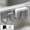 thumbnail image 1 of Vaidha Kitchen 304 Stainless Steel Sponges Self Adhesive Sink Sponge Drainer Drying Rack Kitchen Sink Accessories Storage Organizer, 1 of 3
