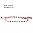 thumbnail image 2 of Bracelet Tressé Accessoire Mode Femmes Hommes Accessoires Bracelet Bijoux Accessoires Fil Réglable Bracelets avec Frange Décors Type 25, 2 of 9
