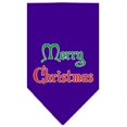 thumbnail image 1 of Joyeux Noël Bandana Imprimé Écran Violet Grand, 1 of 2