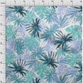 thumbnail image 4 of oneOone Polyester Spandex Medium Purple Fabric Leaves Craft Projects Decor Fabric Printed By The Yard 56 Inch Wide, 4 of 4