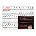 thumbnail image 1 of Milaget Piano Keyboard Stickers Clear Bold Large Letter Piano Key Stickers Beginners, 1 of 9