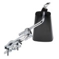 thumbnail image 2 of 6 Inch Cowbell for Drumset with Mounting Bracket, black Finish Cow Bell Noise Maker, 2 of 7