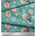 thumbnail image 3 of Soimoi Modal Satin Fabric Dot & Cocktail Beverages Print Fabric by Yard 42 Inch Wide, 3 of 3