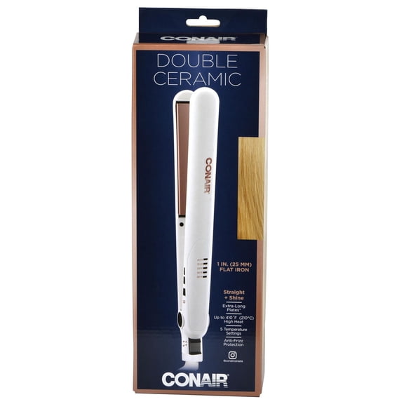 Conair® Double Ceramic 1" Flat Iron