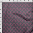 thumbnail image 3 of oneOone Georgette Viscose Fabric Leaves & Floral Block Decor Fabric Printed BTY 42 Inch Wide, 3 of 5