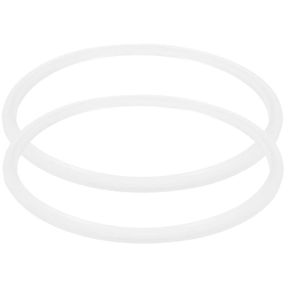 LOVEVER 2 Pcs Silicone Cooking Utensils Cookware Pressure Cooker Sealing Ring Electric Pot Rings 8 Qt