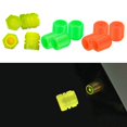 thumbnail image 1 of 12 Pcs Capuchons de Potence de Pneu de Voiture Fluorescents Orange Jaune, 1 of 10