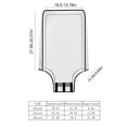thumbnail image 3 of LSLJS Protège-Bagage Housse de Valise Housse de Valise en PVC Transparent Protecteurs de Housse de Valise Housse de Valise pour Valise à Roulettes Convient à la Plupart, Protège-Bagage, 3 of 9