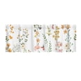 thumbnail image 2 of Birdeem Valances for Windows, Bathroom Curtains Window, Short Floral Small Window Valance Curtains for Bathroom Kitchen Cafes Thermal Insulating Tier Curtains 52X18Inch Colorful Flowers Leaves Plants, 2 of 6