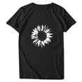 thumbnail image 1 of Birdeem T-Shirt Blouse à Manches Courtes à Col Rond Imprimé pour Femmes Grande Taille, 1 of 5