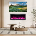 thumbnail image 4 of Costway Foyer Électrique Intelligent Wi-Fi de 42 Pouces Compatible avec Alexa et l'Assistant Google et Encastré, 4 of 10