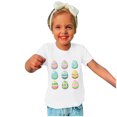 thumbnail image 2 of MeetoTime T-shirt à Manches Courtes Imprimé Œufs de Pâques pour Enfants Col Rond Confortable pour Garçons Filles, 2 of 4