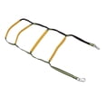 thumbnail image 2 of Marine Rope Ladder, Rope Boarding Ladder Slip Resistance Collapsible Professional Lightweight Luminous 4 Steps  For Hammam For Home, 2 of 8