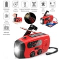 thumbnail image 1 of LOVEVER Hand Crank Emergency Radio  Portable Radio Solar Powerd AM FM WB NOAA Weather Radio with Flashlight  Cell Phone Charge  SOS Alarm, 1 of 9