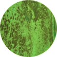 thumbnail image 1 of Ahgly Company Machine Washable Indoor Round Transitional Green Area Rugs, 5' Round, 1 of 7