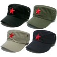thumbnail image 3 of ORUYROP Vintage Fatigue Rouge Étoile Mao Armée Militaire Chapeau, 3 of 3