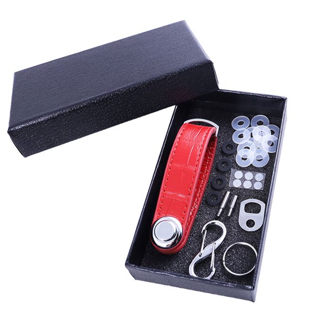 Unisex Compact Key Bag Keys Organizer Storage Bags Simple Design Father‘s Day Gift Multifunctional Keyholder
