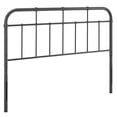 thumbnail image 1 of Modway Alessia Tête de Lit Grand Moderne Style Ferme en Métal, Gris, 1 of 5