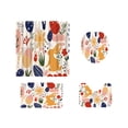 thumbnail image 2 of Crochets de Rideau de Douche, Crochets de Rideau de Douche, Rideau de Douche Lapin de Pâques Ensemble de 4 Pcs Rideau de Douche Ensemble de 4 Pcs avec 12 Crochets Polyester Imperméable Rideau de Séparation de Salle de Bain Tapis de Toilette, Ensemble de Rideau de Douche, 2 of 6