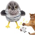 thumbnail image 2 of Bowayaoa Interactive Flapping Cat Toy, Automatic Chirping Bird Teaser Wand, Self-Entertainment Interactive Toy for Indoor Cats, Realistic Fluttering Bird with Motion Sensor, 2 of 4