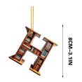 thumbnail image 3 of LSLJS 26 Letters Christmas Tree Decoration Pendant Christmas Tree Ornaments Personalized DIY Christmas Ornaments Christmas Decorations Xmas Tree Hanging Decor, 3 of 9