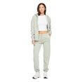 thumbnail image 2 of No Boundaries Women's Oversized Zip-Up Hoodie, 2 of 6