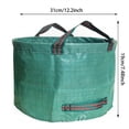thumbnail image 3 of Courtyard Garden Bag ) Courtyard Garbage Bag Reusable Heavy Duty Foldable Garden Leaf Bag With Ring Garbage Green Small Bags with Handles Scented Bag Liner, 3 of 8