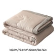 thumbnail image 4 of Pamqxs Summer Cooler Quilt, Cotton Cooling Quilt Breathable Quilt King Size Soft Comforter Cooling Blanket for Night Sweats Hot Sleeper for All Season Lightweight Blanket Washable(DC,70x79in), 4 of 9