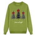 thumbnail image 1 of Hauts de Mode pour Femmes - T-Shirt Imprimé à Manches Longues Décontracté - Chandails Sans Capuche Stylés, 1 of 4