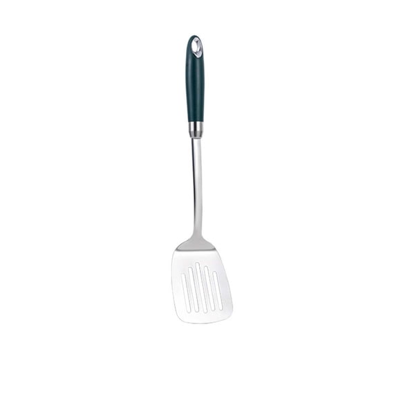 Stainless Steel Kitchen Utensil Set | 1-Piece Cooking Tools with Slotted Spoon, Spatula, Soup Ladle & Strainer | Ergonomic Non-Slip Handle | Dishwasher Safe