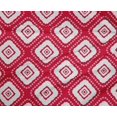 thumbnail image 4 of oneOone Polyester Lycra Red Fabric Geometric Bandhani Sewing Craft Projects Fabric Prints By Yard 56 Inch Wide, 4 of 4