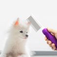 thumbnail image 2 of Cheapark Pet Grooming Comb Stainless Steel Long and Short Tooth Combo for Detangling and Deshedding, 2 of 6