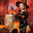 thumbnail image 3 of Halloween Party Decorations Halloween Witch Magician Wool Pumpkin Witch Ghost Party Decoration Props Dance Halloween Children Challenge Flying Home Role Play, 3 of 6