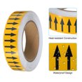 thumbnail image 3 of Unique Bargains Directional Flow Arrow Tape 1-3/16'x65', Adhesive Pipe Identification Marking Stickers, Black on Yellow, 3 of 5
