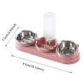 thumbnail image 2 of Elevated Triple Pet Feeder And Water Dispenser Set With 15 Raised Bowls For Cats Small Dogs And Rabbits, 2 of 3