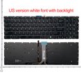 thumbnail image 1 of Clavier Rétroéclairé pour Ordinateur Portable US/RU/SP/FR pour MSI GT72 GS63 GE72 GL62M CX72 PX60 GE62 GP62 GV62 CR72 GL65 PX60 PE70 PE60 GL65 US Blanc Rétroéclairé, 1 of 6