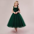 thumbnail image 2 of oqasdz Robe Fille Élégante Robe de Fête Fille Sans Manches Tutu avec Couches Fluides pour Grandes Enfants et Tout-Petits Tenue, 2 of 6