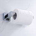 thumbnail image 4 of PENGXIANG Wall Mount Toilet Paper Holder Spring-Loaded Toilet Tissue Holder Chrome-Plated Stainless Steel Toilet Paper Holder/Roller Toilet Paper Holder Wall Mount Bathroom Tissue Paper R, 4 of 9