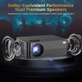 thumbnail image 3 of Salange 1080p Decoding & HD, 3500 ANSI Lumens WiFi 6 Bluetooth Projector, LCD Display, Screen Adaption, Auto Focus Electronic Trapezoidal Smart Projector, 3 of 9