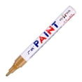 thumbnail image 1 of Cxui Paint Pens, Permanent Paint Markers for Metal/Rubber - Waterproof Tire Marking Pens, Industrial-Grade Ink for Diy Crafts, Tool Labeling, 5Ml Quick-Dry Markers Gold, 1 of 8