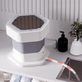 thumbnail image 3 of Foldable Washing Machine, Mini Compact Washer Portable Washing Machine with Dryer Deep Cleaning Electric Small Washer Machine for Underwear, Socks, Apartment, Dorm, RV Traveler, 3 of 7