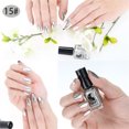 thumbnail image 1 of PVCS TFT Metallic Stainless Steel Mirror Silver Nail Polish 17 Colors 6ML, 1 of 2