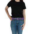 thumbnail image 3 of CTM® Ceinture Habillée en Cuir 1 1/8 Pouce (Femme), 3 of 4