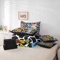thumbnail image 4 of YST Cartoon Giraffe Bedding Comforter Set, 7-Piece, Animal and Floral Theme, King Size, 4 of 4