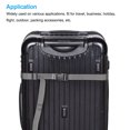 thumbnail image 5 of Unique Bargains Suitcase Belts with Quick Release Buckle Luggage Straps, Gray, 5 of 5
