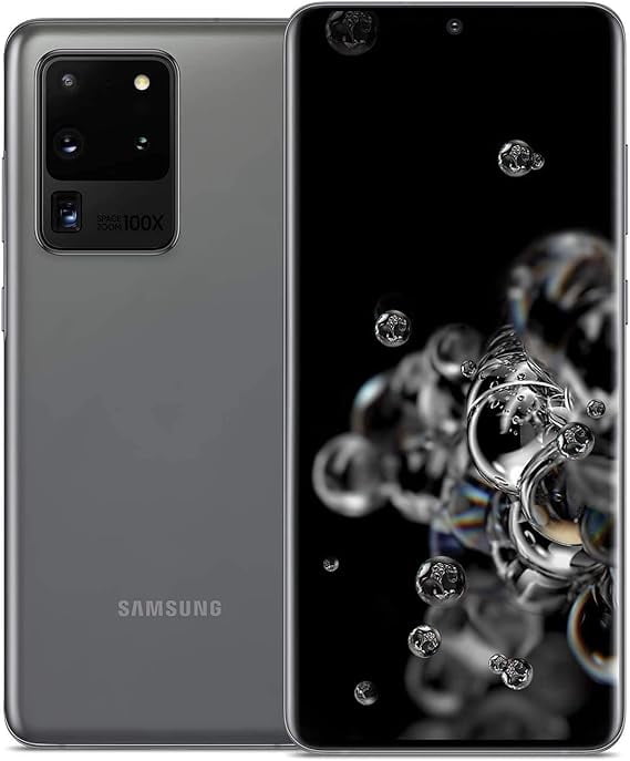 Samsung Galaxy S20 Ultra 5G 本体 シルバー Samsung Galaxy S20 Ultra 5G 128GB Unlocked Smartphone (Cosmic Gray