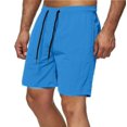 thumbnail image 1 of Plebaso Men's Quick Dry Shorts Drawstring Athletic Running Shorts Lightweight Summer Beach Sports Shorts, 1 of 4